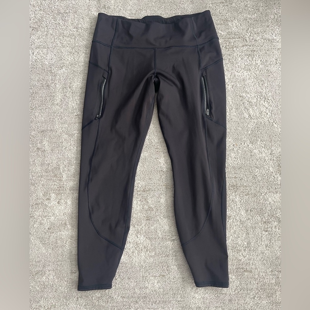 Athleta Rainier High Rise Leggings - Black